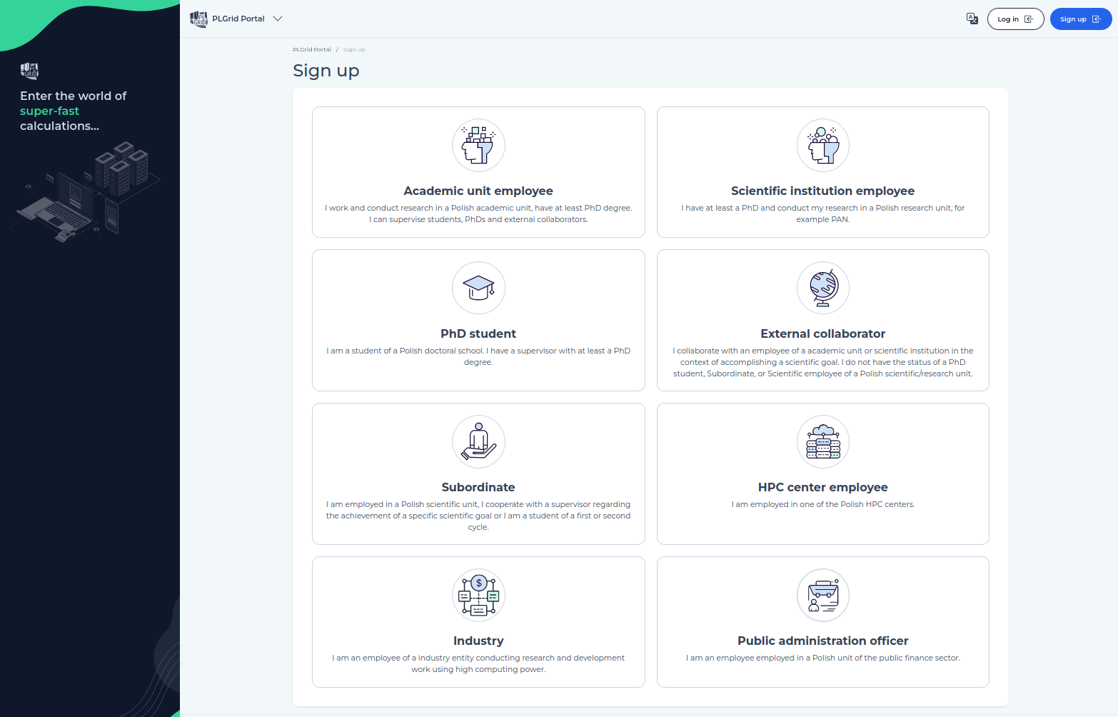Affiliations tab