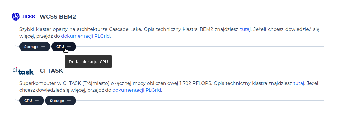 Renegocjuj nowe zasoby