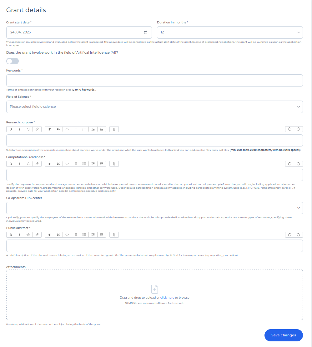 Grant Details