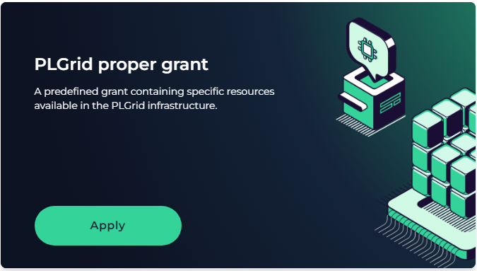 Proper PLGrid Grant