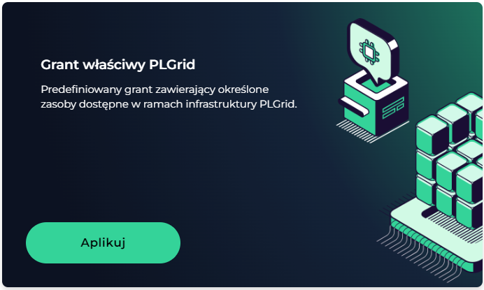 Grant właściwy PLGrid