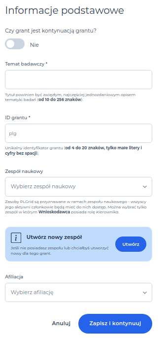 Informacje podstawowe