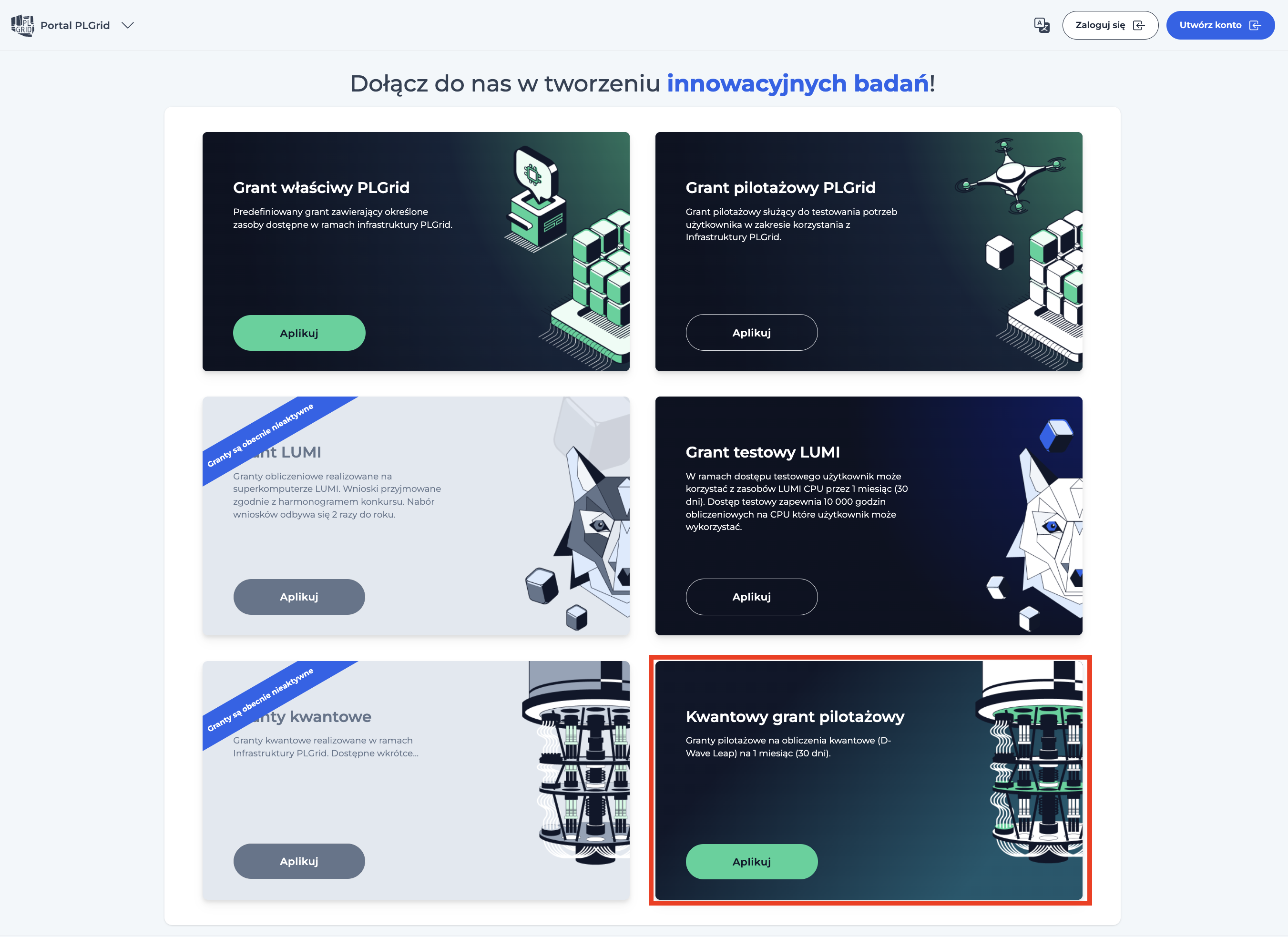 Grant kwantowy PLGrid